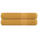 vidaXL 2 db szaunatörölköző FROGN arany 80x200 cm 360 g/m²