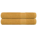 vidaXL 2 db FROGN törölköző arany 100 x 200 cm 360 g/m²