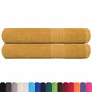 vidaXL 2 db FROGN törölköző arany 100 x 200 cm 360 g/m²