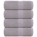 vidaXL 4 db szürke FROGN mosdótörölköző 30 x 30 cm 360 g/m²