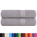 vidaXL 2 db szürke FROGN kéztörlő 50 x 100 cm 360 g/m²