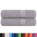 vidaXL 2 db szürke FROGN zuhanytörölköző 70 x 140 cm 360 g/m²