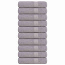 vidaXL 10 db szürke FROGN fürdőlepedő 100 x 150 cm 360 g/m²