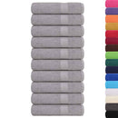 vidaXL 10 db szürke FROGN fürdőlepedő 100 x 150 cm 360 g/m²