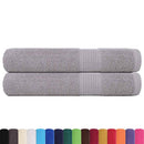 vidaXL 2 db szürke szaunatörölköző FROGN 80 x 200 cm 360 g/m²