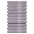 vidaXL 10 db szürke szaunatörölköző FROGN 80 x 200 cm 360 g/m²