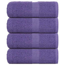 vidaXL 4 db lila FROGN mosdótörlő 30 x 30 cm 360 g/m²