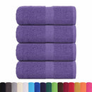 vidaXL 4 db lila FROGN mosdótörlő 30 x 30 cm 360 g/m²