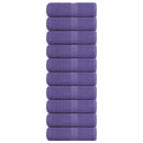 vidaXL 10 db lila FROGN mosdótörlő 30 x 30 cm 360 g/m²