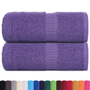 vidaXL 2 db lila vendégtörölköző FROGN 30 x 50 cm 360 g/m²