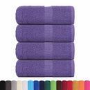vidaXL 4 db lila vendégtörölköző FROGN 30 x 50 cm 360 g/m²