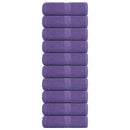 vidaXL 10 db FROGN vendégtörölköző lila 30 x 50 cm 360 g/m²