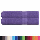 vidaXL 2 db lila szaunatörölköző FROGN 80 x 200 cm 360 g/m²
