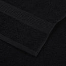 vidaXL 2 db vendégtörölköző FROGN fekete 30 x 50 cm 360 g/m²