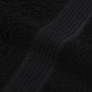 vidaXL 2 db FROGN mintás kéztörlő fekete 50 x 100 cm 360 g/m²