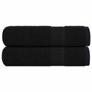vidaXL 2 db fekete FROGN zuhanytörölköző 70 x 140 cm 360 g/m²