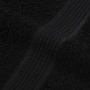 vidaXL 10 db FROGN fürdőlepedő fekete 100 x 150 cm 360 g/m²