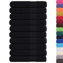 vidaXL 10 db FROGN törölköző fekete 100 x 200 cm 360 g/m²
