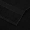 vidaXL 10 db FROGN törölköző fekete 100 x 200 cm 360 g/m²