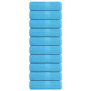 vidaXL 10 db türkizkék FROGN mosdótörölköző 30 x 30 cm 360 g/m²