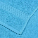 vidaXL 10 db türkizkék FROGN mosdótörölköző 30 x 30 cm 360 g/m²