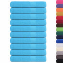 vidaXL 10 db türkizkék FROGN törölköző 100 x 200 cm 360 g/m²