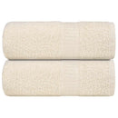 vidaXL 2 db krémszínű FROGN mosdótörlő 30 x 30 cm 360 g/m²