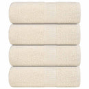 vidaXL 4 db krémszínű FROGN mosdótörlő 30 x 30 cm 360 g/m²