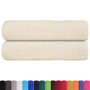 vidaXL 2 db krémszínű kéztörlő FROGN 50 x 100 cm 360 g/m²