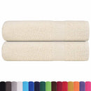 vidaXL 2 db krémszínű FROGN zuhanytörölköző 70 x 140 cm 360 g/m²