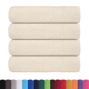 vidaXL 4 db krémszínű FROGN zuhanytörölköző 70 x 140 cm 360 g/m²