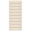 vidaXL 10 db krémszínű FROGN zuhanytörölköző 70 x 140 cm 360 g/m²