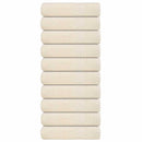 vidaXL 10 db krémszínű FROGN fürdőlepedő 100 x 150 cm 360 g/m²