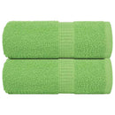 vidaXL 2 db FROGN vendégtörölköző almazöld 30 x 50 cm 360 g/m²