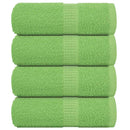vidaXL 4 db FROGN vendégtörölköző almazöld 30 x 50 cm 360 g/m²