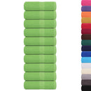vidaXL 10 db FROGN vendégtörölköző almazöld 30 x 50 cm 360 g/m²