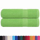 vidaXL 2 db FROGN kéztörlő almazöld 50 x 100 cm 360 g/m²
