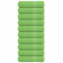 vidaXL 10 db FROGN kéztörlő almazöld 50 x 100 cm 360 g/m²