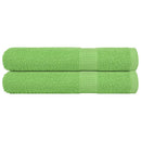 vidaXL 2 db FROGN törölköző almazöld 100 x 200 cm 360 g/m²