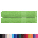 vidaXL 2 db FROGN törölköző almazöld 100 x 200 cm 360 g/m²