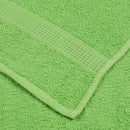 vidaXL 10 db FROGN törölköző almazöld 100 x 200 cm 360 g/m²
