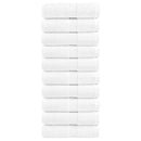 vidaXL prémium mosdótörölköző SOLUND 10 db fehér 30 x 30 cm 600 g/m²