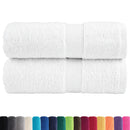 vidaXL 2 db prémium vendégtörölköző SOLUND fehér 30 x 50 cm 600 g/m²