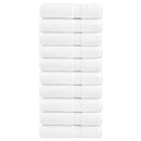 vidaXL prémium kéztörlő SOLUND 10 db fehér 50 x 100 cm 600 g/m²
