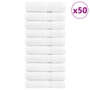 vidaXL prémium kéztörlő SOLUND 50 db fehér 50 x 100 cm 600 g/m²