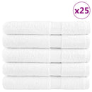 vidaXL prémium szaunatörölközők SOLUND 50 db fehér 80 x 200 cm 600 g/m²