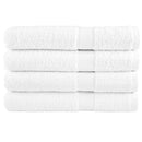 vidaXL 4 db prémium SOLUND törölköző fehér 100 x 200 cm 600 g/m²