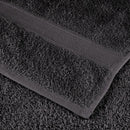 vidaXL 2 db prémium SOLUND törölköző antracitszürke 100 x 200 cm 600 g/m²