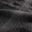 vidaXL prémium törölköző SOLUND 50 db antracitszürke 100 x 200 cm 600 g/m²