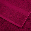 vidaXL Premium zuhanytörölközők SOLUND 2 db Bordeaux 70x140 cm 600 gsm